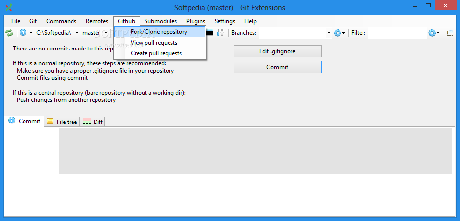 Git Extensions screenshot #4