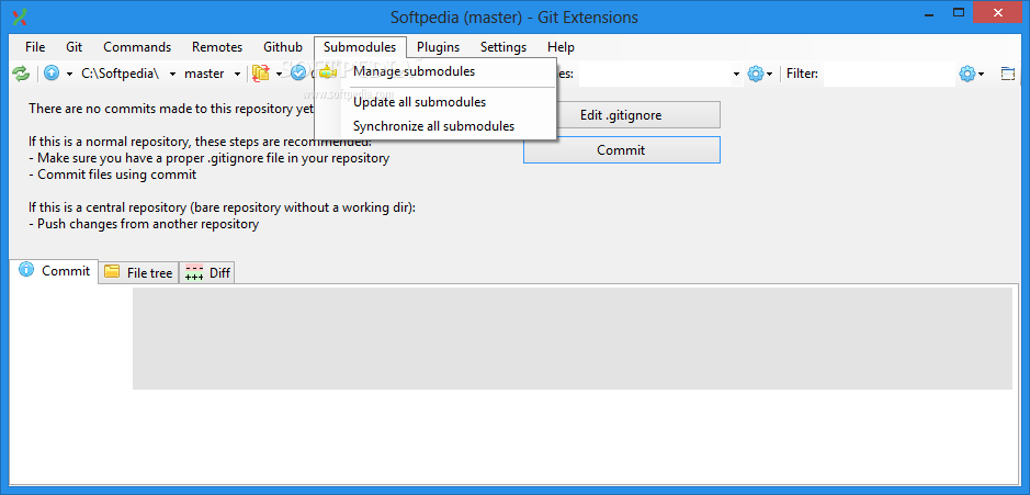 Git Extensions screenshot #5