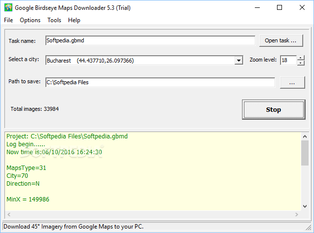 Download Google Birdseye Maps Downloader 6.94 (Windows) Free