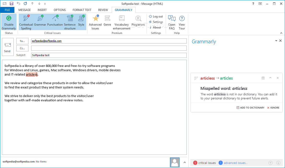 how to download grammarly for microsoft word