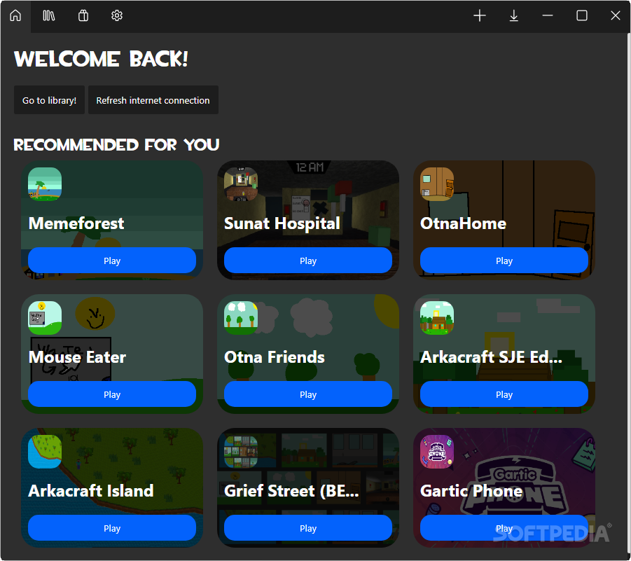 Download A simple launcher that features the game library of AB Studios, providing users with a set of free-to-play games to have a bit of fun with Free