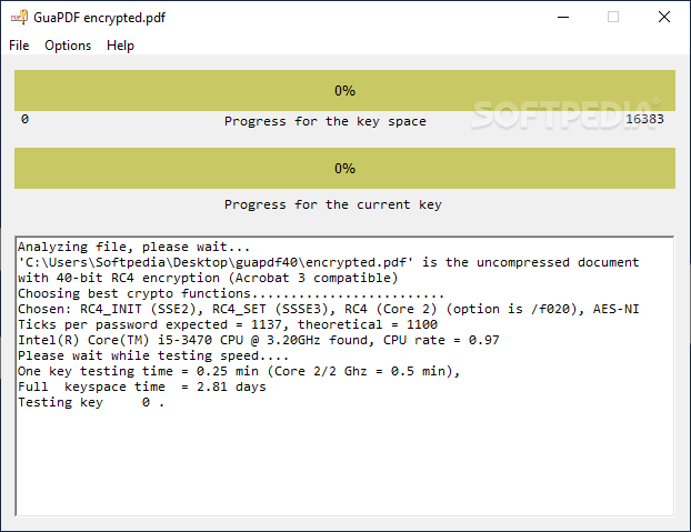 Guaranteed PDF Decryptor screenshot #0