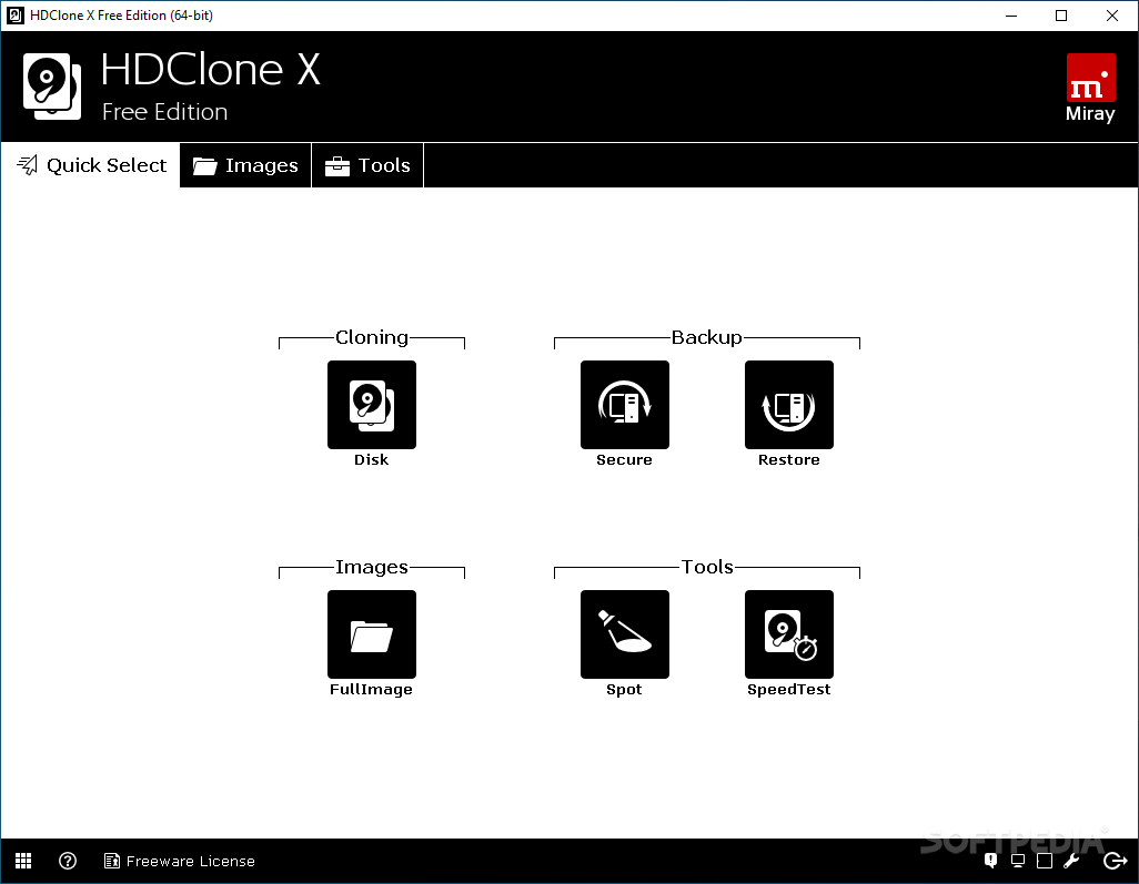 HDClone X Free Edition screenshot #1