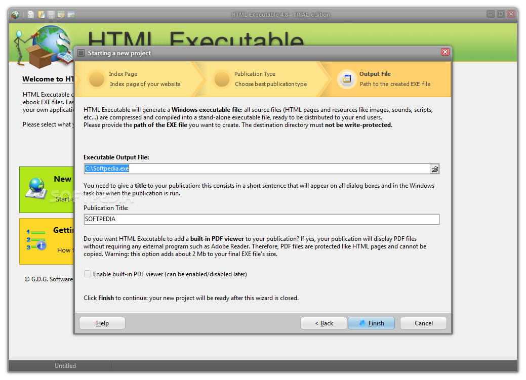 html executable 4.2.1 serial