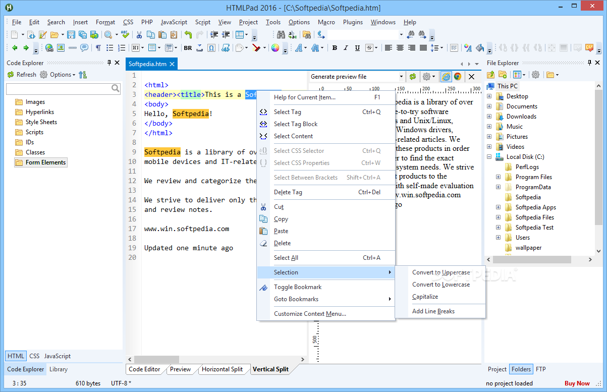 HTMLPad 2022 17.7.0.248 for windows instal free