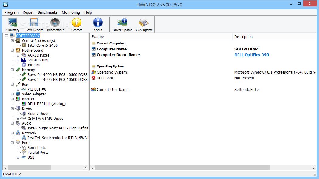 HWiNFO32 7.62 for windows instal free
