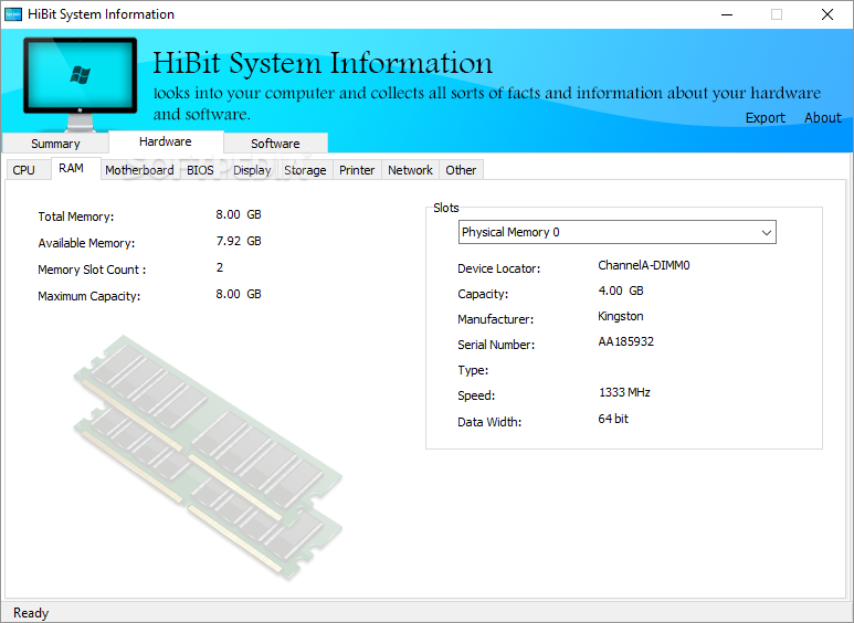 HiBit System Information screenshot #2