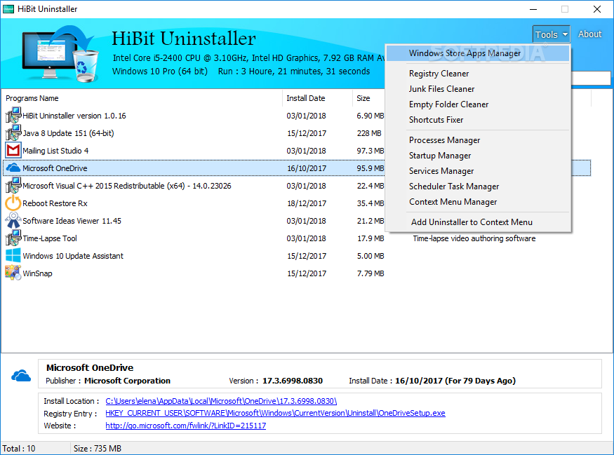 HiBit Uninstaller screenshot #3