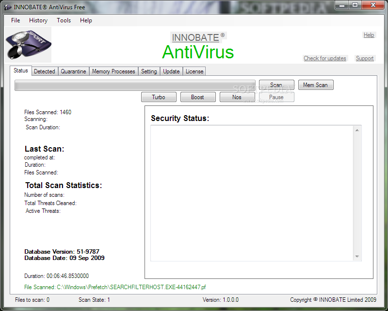 antivirus versus 1.0 exe