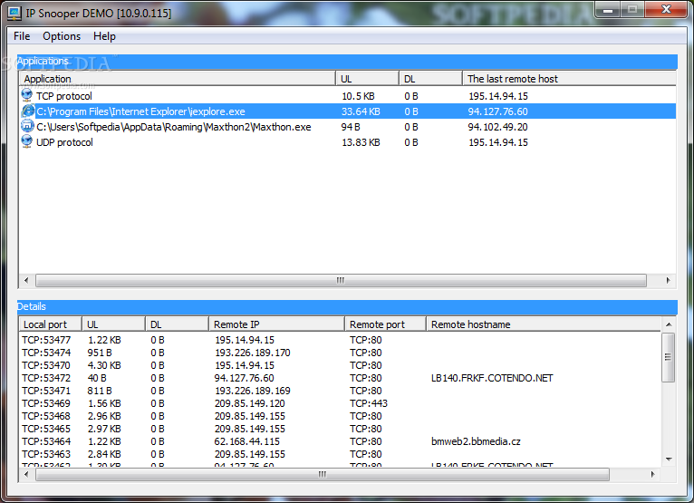 IP Traffic Snooper screenshot #0