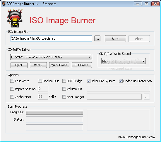 burn iso image to usb windows 10