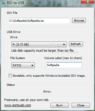 load iso to usb