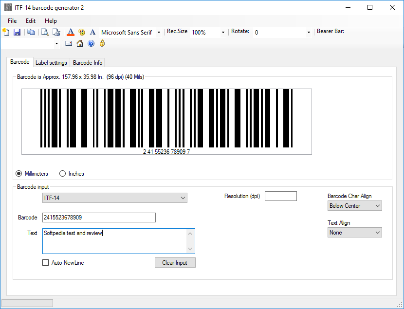 Itf 14 barcode generator online