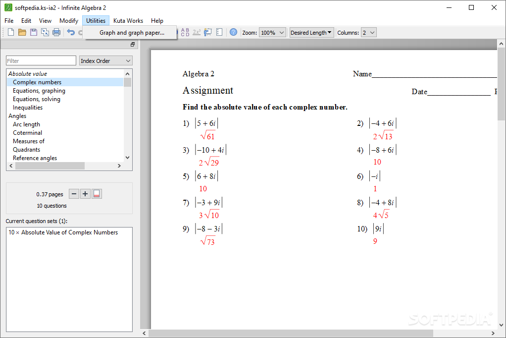 Infinite Algebra 2 screenshot #5