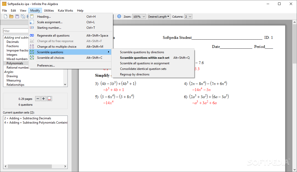Infinite Pre-Algebra screenshot #4