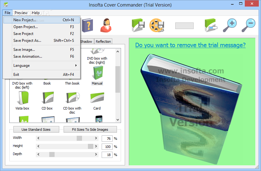 download the new version Insofta Cover Commander 7.5.0