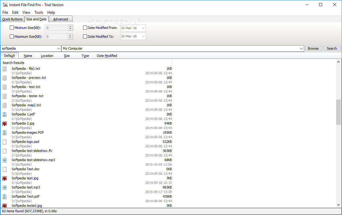 Instant File Find Pro screenshot #1