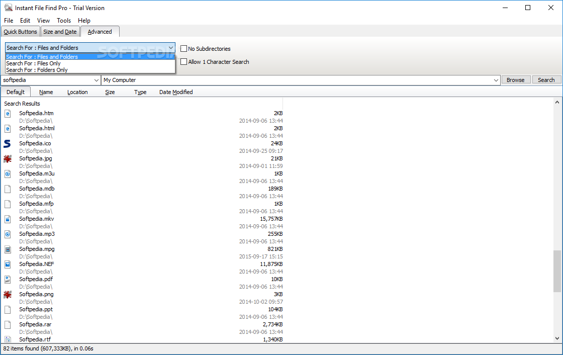 Instant File Find Pro screenshot #2