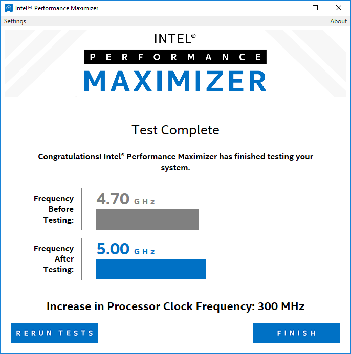 Intel Performance Maximizer screenshot #0