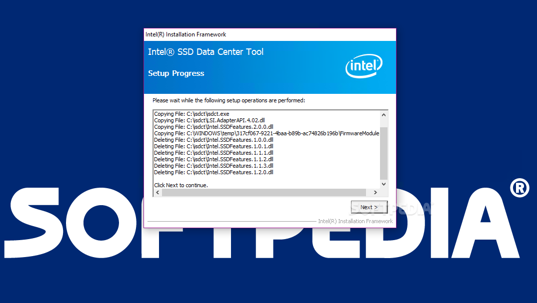 Intel SSD Data Center Tool screenshot #0