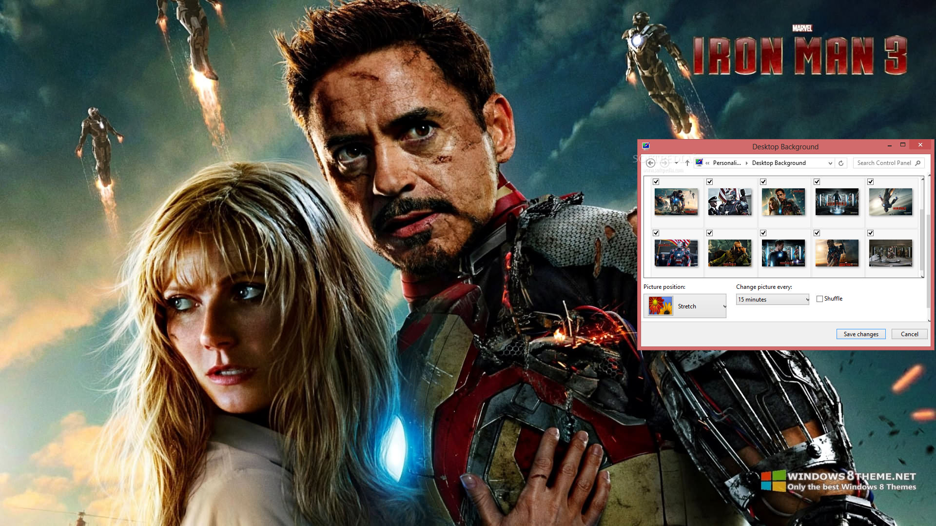 Iron Man 3 Windows 7 Theme  - Download