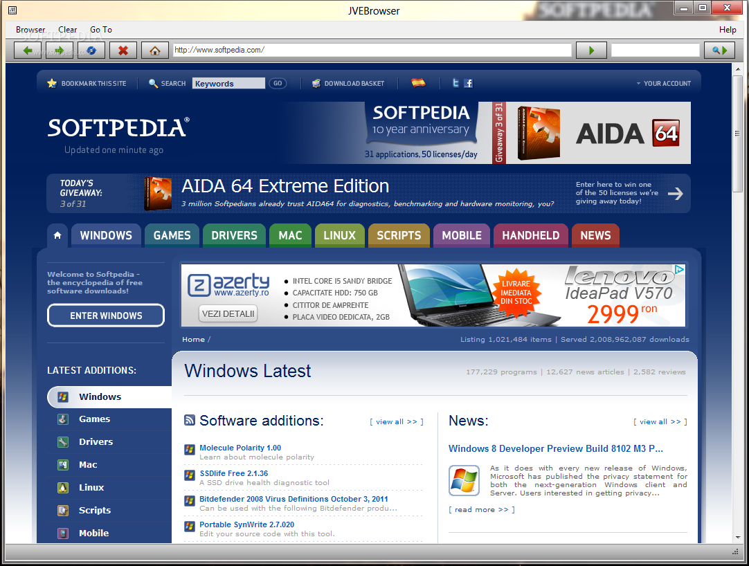 softpedia browser