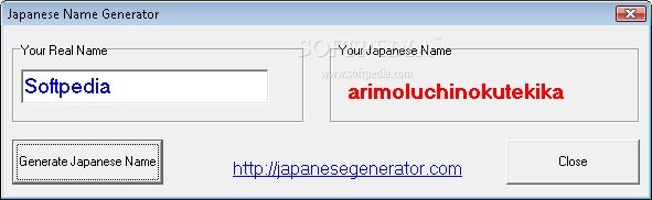 Download Japanese Name Generator 1.1.0.2