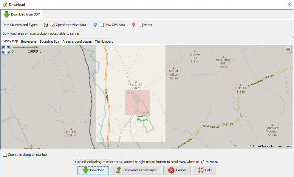 Java OpenStreetMap Editor screenshot #1