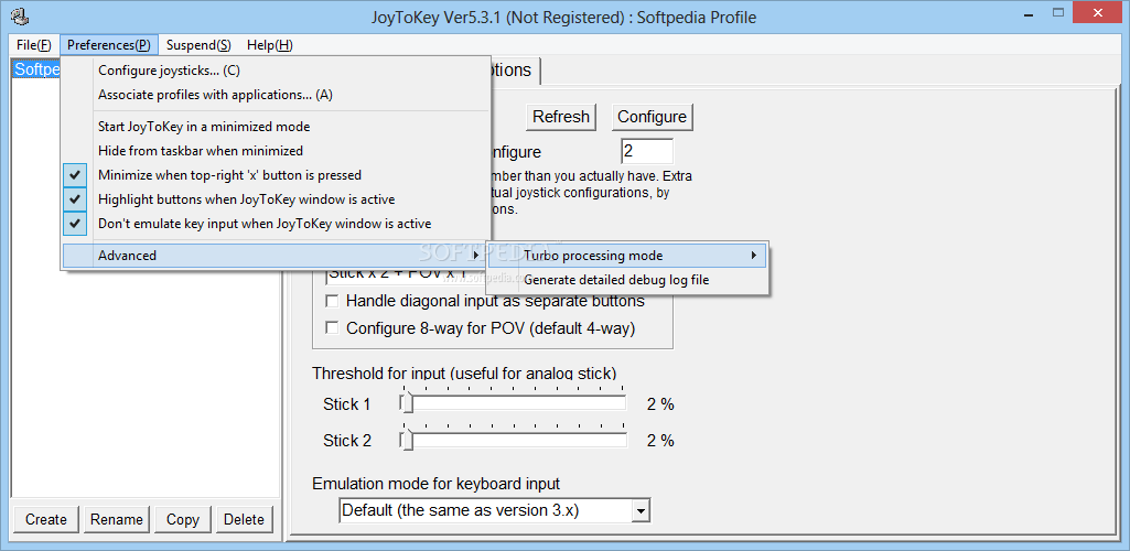 JoyToKey 6.9.2 download the new for windows