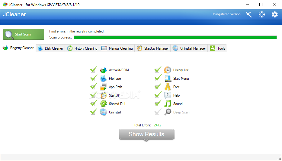 Download Download JCleaner Portable 9.1.1 Free