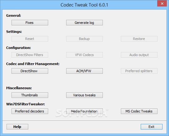 Download K Lite Codec Tweak Tool 6 5 0