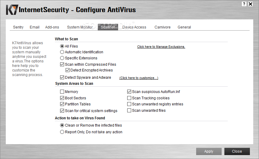 K7 Internet Security screenshot #3