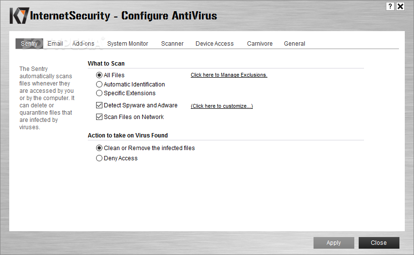 K7 Internet Security screenshot #4