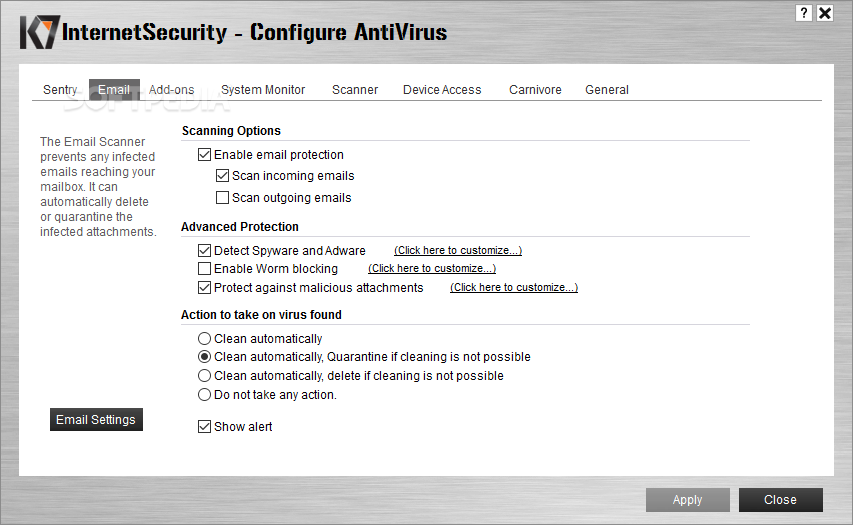 K7 Internet Security screenshot #5