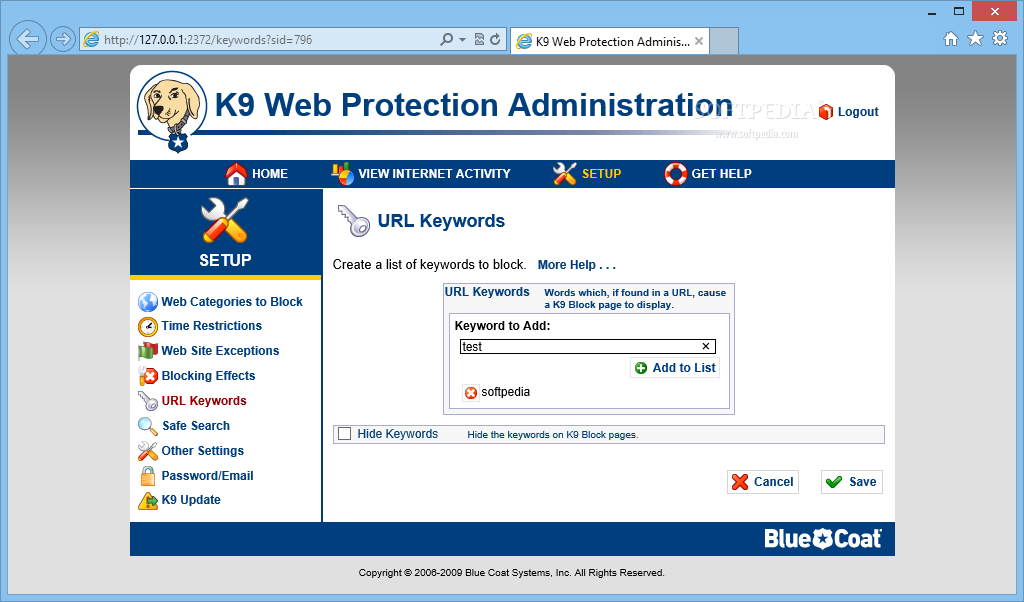 k9 web protection removal tool