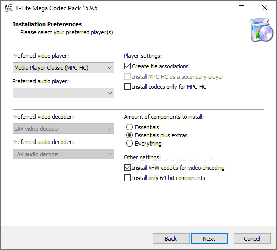 K-Lite Codec Pack Mega - Download