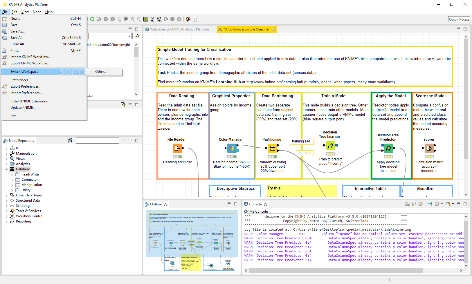 KNIME Analytics Platform screenshot #5