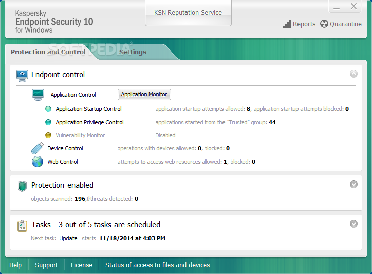 kaspersky endpoint security 10 for windows workstations component