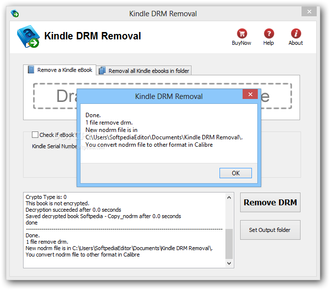 kindle drm removal software