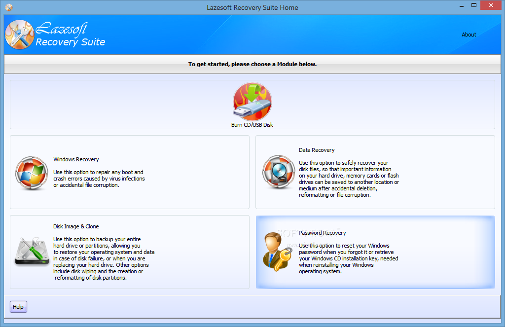 Download Lazesoft Recovery Suite Home 4.3.1