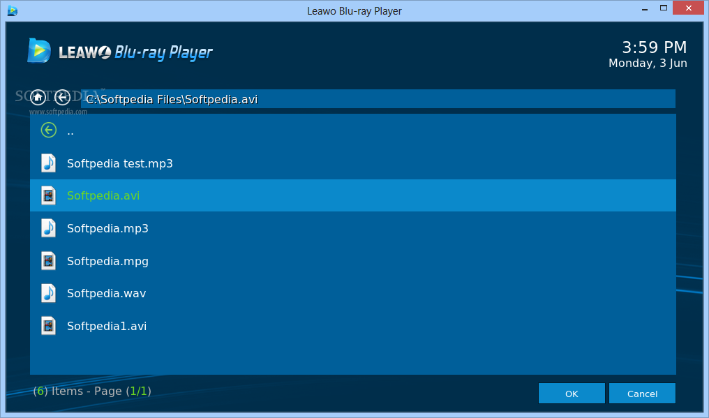 leawo blu ray player main title menu