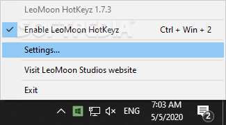 LeoMoon HotKeyz screenshot #0