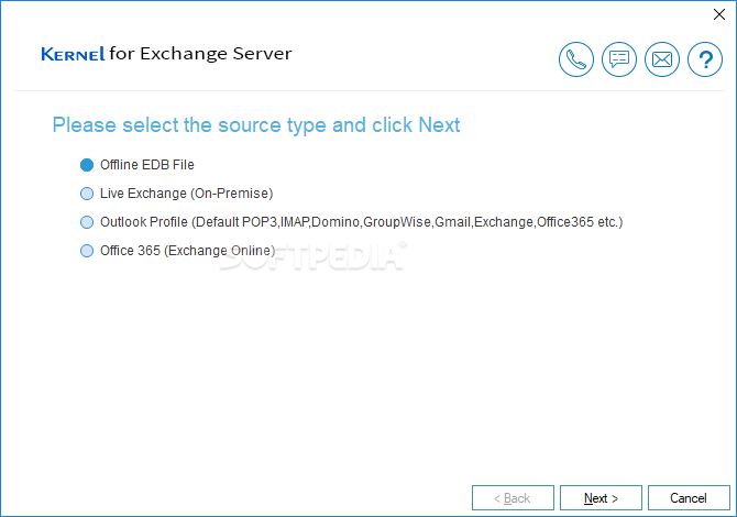 Kernel for Exchange Server screenshot #2