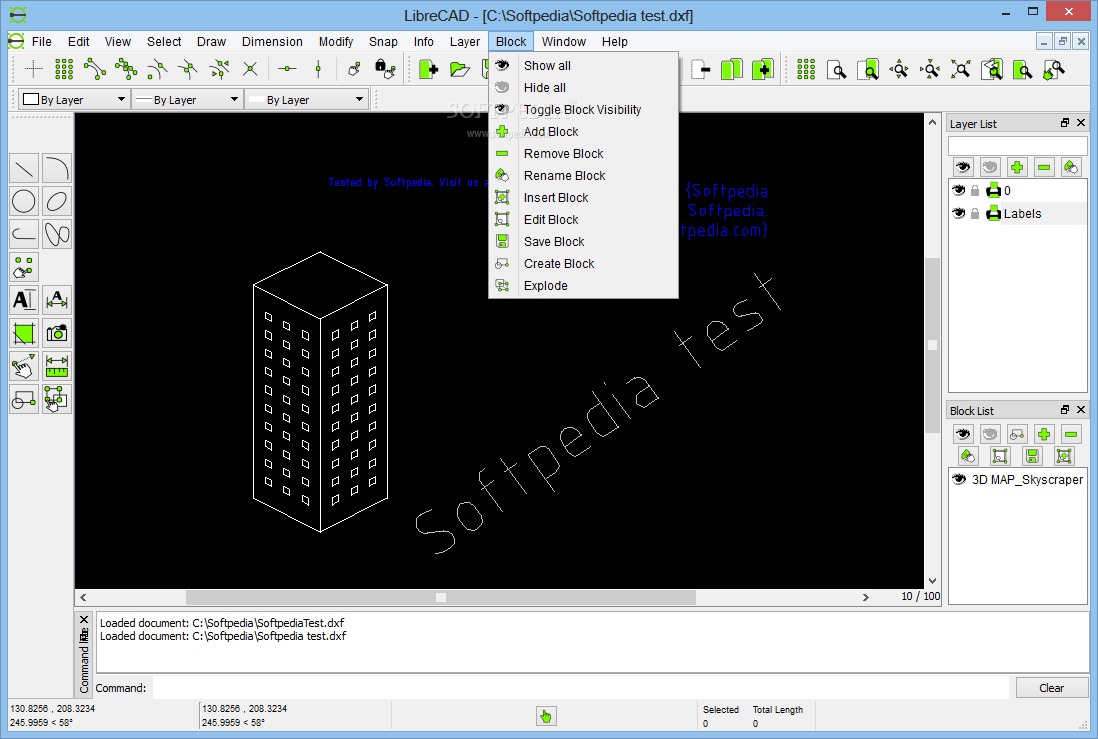 download the new for android LibreCAD 2.2.0.1