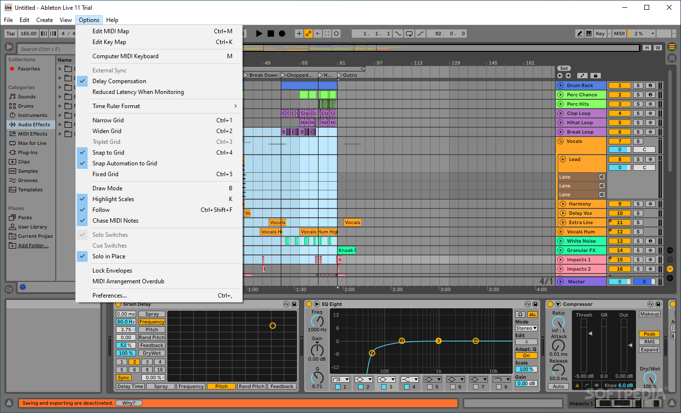 reset ableton live trial