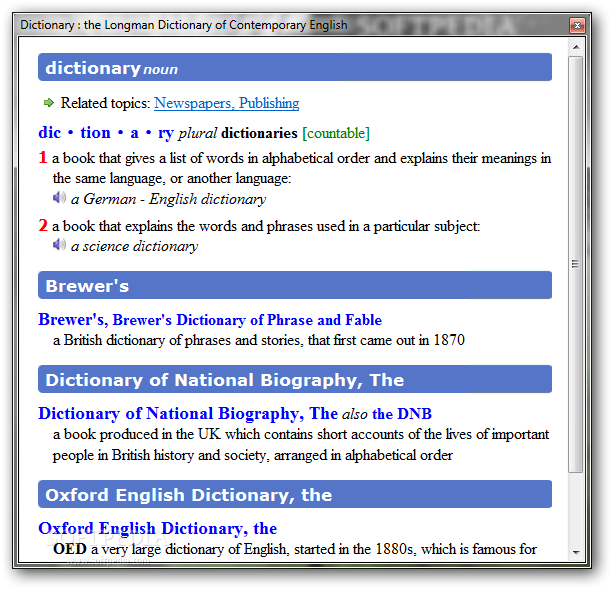 longman dictionary download for pc