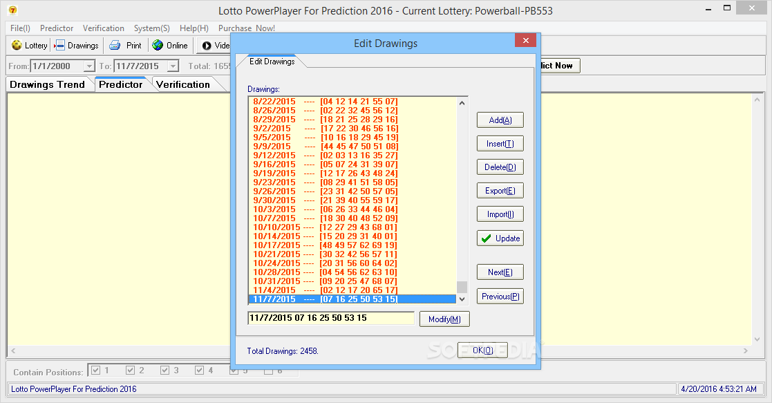 lotto predictor free