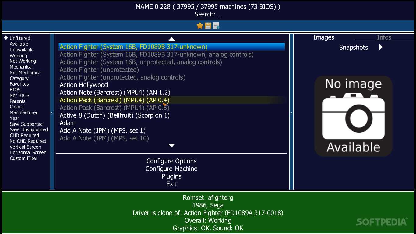 Эмулятор MAME 0.258 download the last version for mac