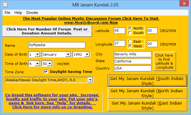 Free Janam Kundali Chart