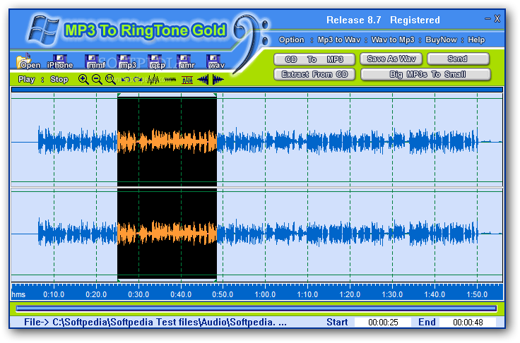Download MP3 To Ringtone Gold 8.7